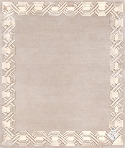 Tappeto contemporaneo - MARTINEZ ANCHOR - Edition Bougainville - geometrico / in PET / in lana