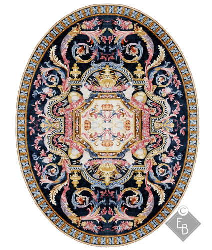 Tappeto tradizionale - FONTAINEBLEAU STANDARD - Edition Bougainville - a fiori / in PET / in lana
