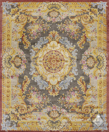Tappeto tradizionale - MARGAUX STANDARD - Edition Bougainville - a fiori / in PET / in lana