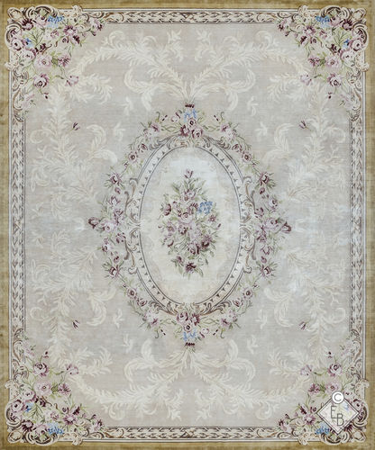 Tappeto tradizionale - MIRABEAU STANDARD - Edition Bougainville - a fiori / in lana / in seta