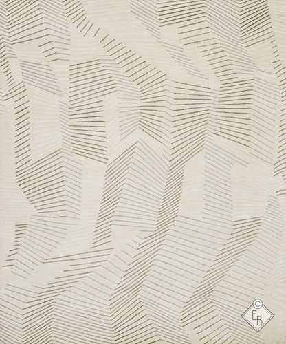 Tappeto contemporaneo - CANYON FOG - Edition Bougainville - a righe / in PET / in lana