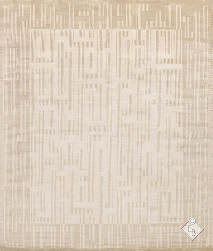 Tappeto contemporaneo - EASTERN AKOYA - Edition Bougainville - a righe / in PET / in lana