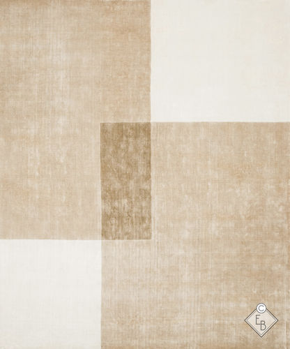 Tappeto contemporaneo - EULJ ALEZAN - Edition Bougainville - geometrico / in lana / in seta