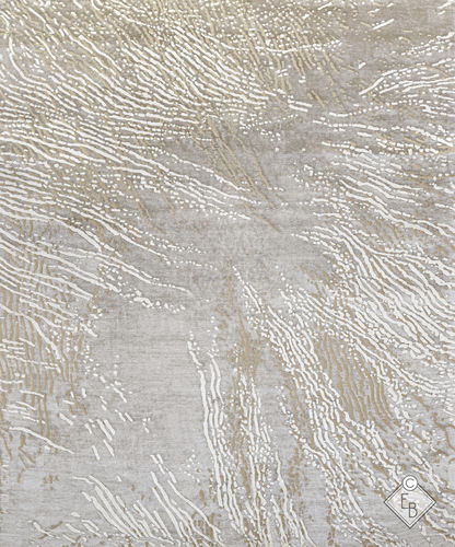 Tappeto contemporaneo - GOKYO SALT - Edition Bougainville - a motivi / in PET / in lana