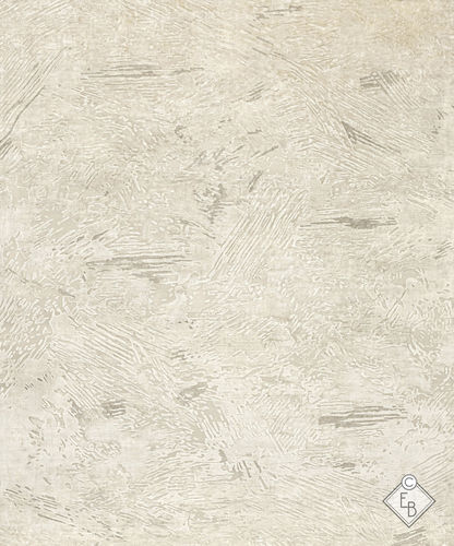 Tappeto contemporaneo - IMPASTO BIANCA - Edition Bougainville - a motivi / in PET / in lana