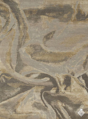 Tappeto contemporaneo - SATIN OPALINE - Edition Bougainville - a motivi / in PET / in lana