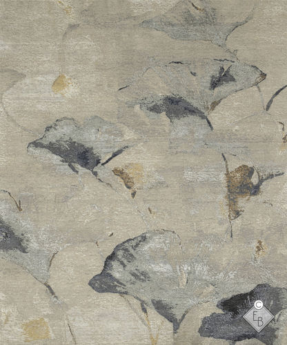 Tappeto contemporaneo - SHINTO MIST - Edition Bougainville - a fiori / in PET / in lana
