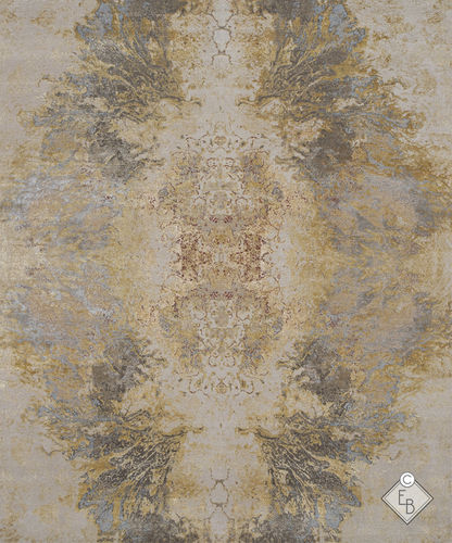 Tappeto contemporaneo - VESUVE CALICE - Edition Bougainville - a motivi / in PET / in lana