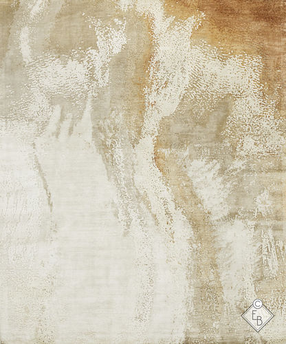 Tappeto contemporaneo - THAR SUNLIGHT - Edition Bougainville - a motivi / in seta vegetale / rettangolare