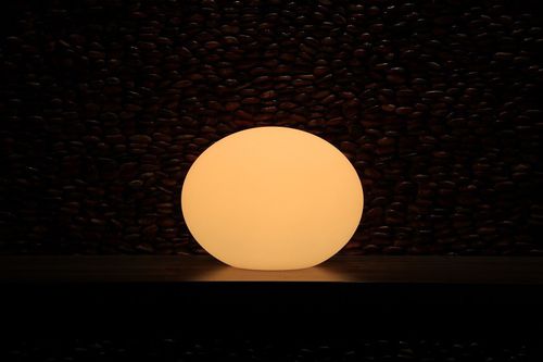 Lampada da tavolo - FLAT BALL - Imagilights - in vetro / contemporanea / con cavo