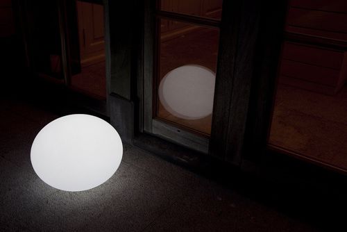 Lampada da pavimento - FLAT BALL - Imagilights - in vetro / contemporanea / con cavo