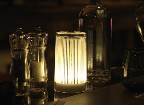 Lampada da tavolo - PLISÉE GLITTER - Imagilights - in vetro / contemporanea / con cavo