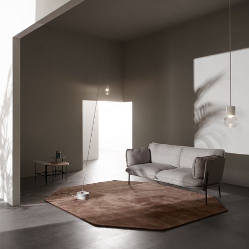 Divano contemporaneo - CLOUD  - Andtradition - in tessuto / in pelle / con cuscino rimovibile