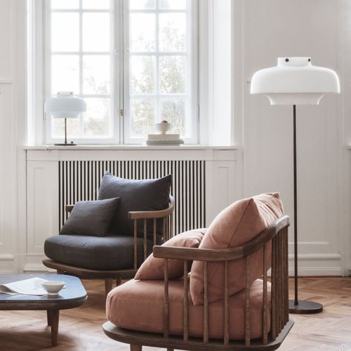 Lampada da terra - COPENHAGEN  - Andtradition - in ottone / in vetro soffiato / contemporanea