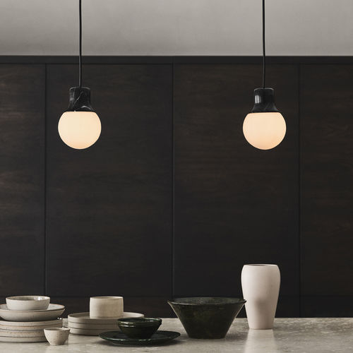 Lampada a sospensione - MASS - Andtradition - in ottone / in vetro / in marmo