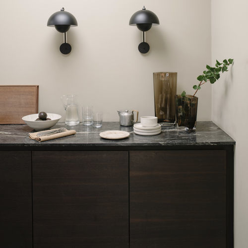 Applique contemporanea - FLOWERPOT  - Andtradition - da interno / in metallo laccato / semicircolare