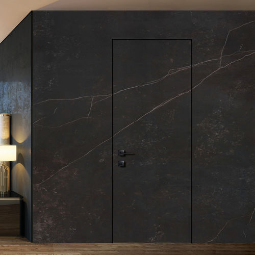 Porta da interno - ELITE : FLAT - ARTELLA - in legno / battente / senza vetri