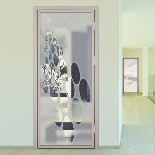 Porta da interno - ELITE : LUCENT COLT - ARTELLA - in vetro / battente / vetrata