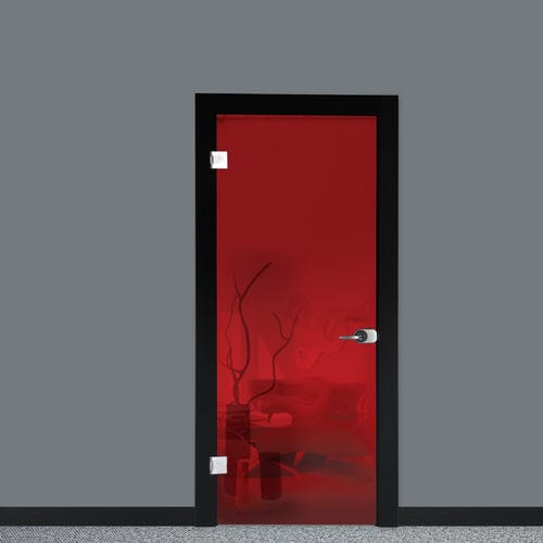 Porta da interno - ELITE : LUCENT CREA - ARTELLA - in vetro / battente / vetrata