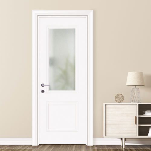 Porta da interno - CLASSIC : FLORIA - ARTELLA - in legno / battente / semivetrata