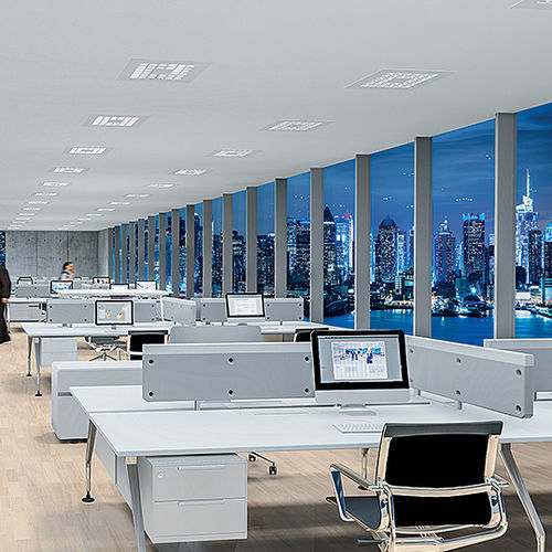 Luce da incasso a soffitto - MIREL EVOLUTION OPAL - ZUMTOBEL - LED / quadrata / rettangolare
