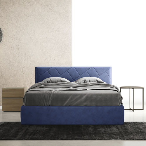 Letto matrimoniale - ICON SMALL - ZALF spa - contemporaneo / con testiera imbottita / imbottito