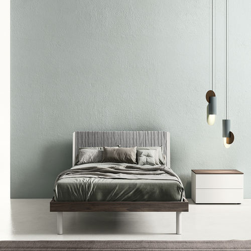 Letto matrimoniale - TABLET - ZALF spa - contemporaneo / con testiera / con comodini
