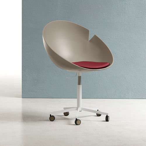 Sedia da ufficio contemporanea - BLOOM - ZALF spa - per cameretta / in plastica / con supporto in metallo