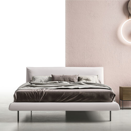 Letto matrimoniale - BLUNT - ZALF spa - contemporaneo / con testiera imbottita / con comodini