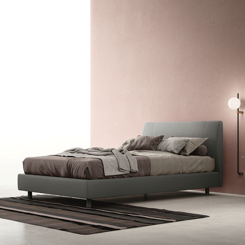 Letto matrimoniale - SPOON - ZALF spa - contemporaneo / con testiera imbottita / imbottito