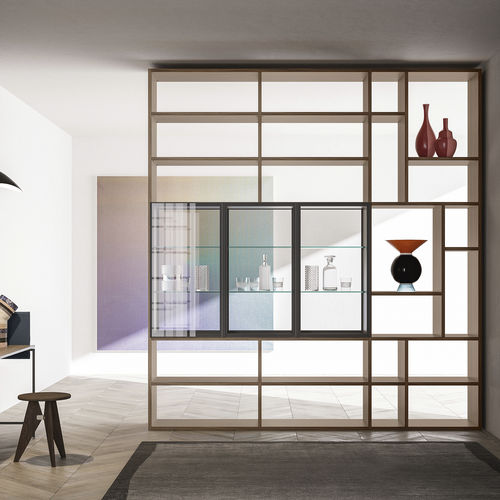 Libreria modulare - FREESPACE SM2222 - ZALF spa - contemporanea / contract / in melaminico