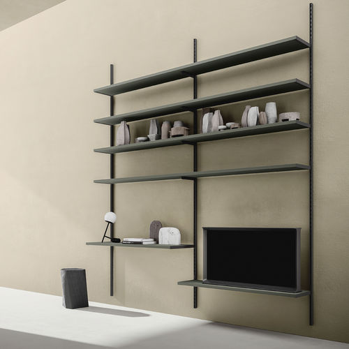 Libreria a muro - FLEXY EASY SM2006 - ZALF spa - modulare / contemporanea / in metallo