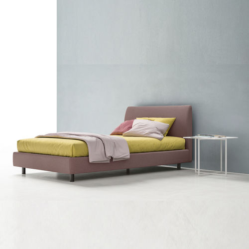 Letto singolo - SPOON - ZALF spa - contemporaneo / con testiera imbottita / con comodini