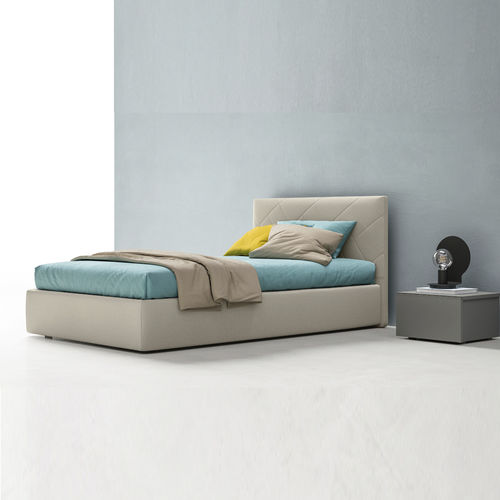 Letto singolo - ICON SMALL - ZALF spa - contemporaneo / con testiera imbottita / con comodini