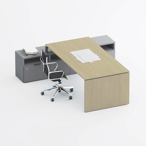 Scrivania direzionale - SM2577 - ZALF spa - da terra / contemporanea / in legno