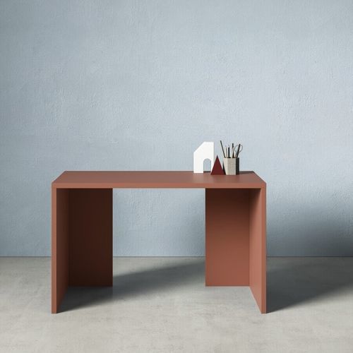 Scrivania da terra - GAMBA ELLE - ZALF spa - contemporanea / in melaminico / dritta