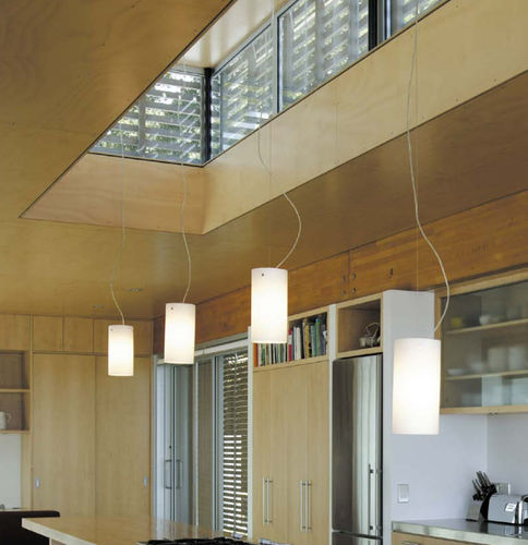 Lampada a sospensione - TUBOLARE - STENG - in vetro soffiato / in vetro di Murano / contemporanea