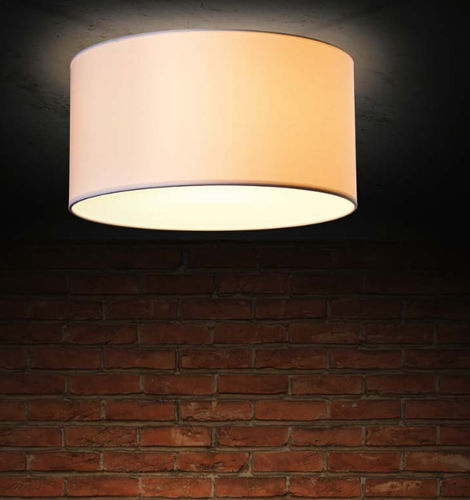 Plafoniera contemporanea - LOFT - STENG - rotonda / in cotone / in vetro acrilico