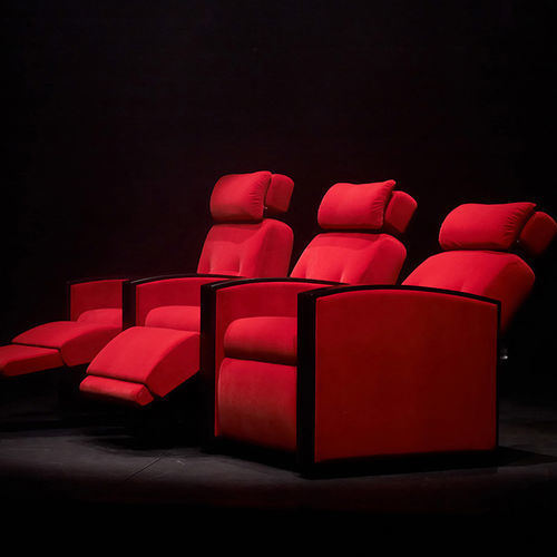 Poltrona per cinema in pelle - VOTRE CINEMA - home cinema / per uso residenziale / viola