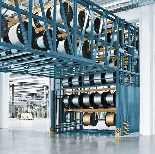 Scaffalatura rotante per stoccaggio - INTERMAT - KARDEX - contract / automatica / verticale