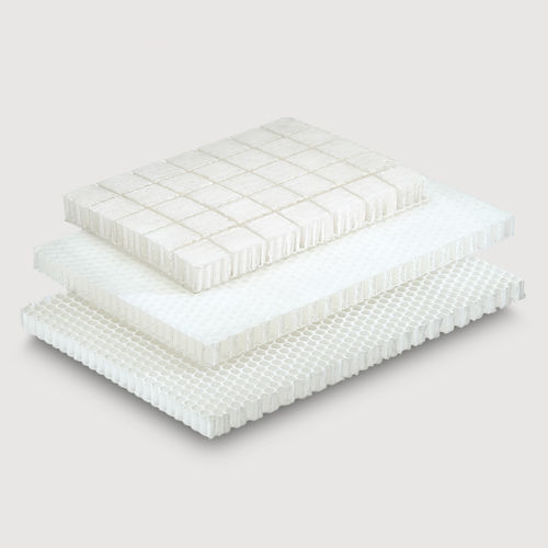 Anima in nido d'ape in polipropilene - Cel Components S.r.l. - per pannello sandwich / rinforzata / resistente ai prodotti chimici