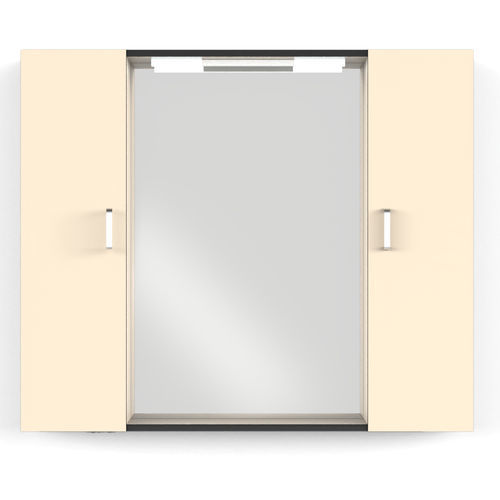 Mobile pensile per bagno con specchio con illuminazione integrata - Cel Components S.r.l. - contemporanea / per uso residenziale / contract