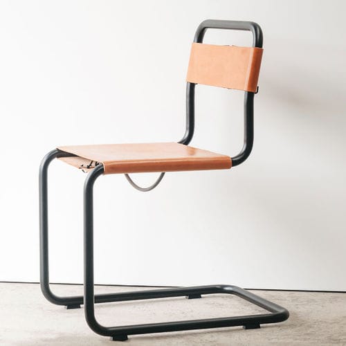 Sedia design Bauhaus - PIPE - LifeSpaceJourney - in legno / in compensato stampato / in metallo
