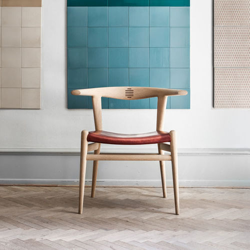 Sedia contemporanea - pp518 - PP MØBLER - da interno / in pelle / in corda