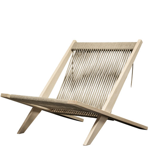 Sedia contemporanea - pp 106  - PP MØBLER - da interno / in corda / con supporto in legno