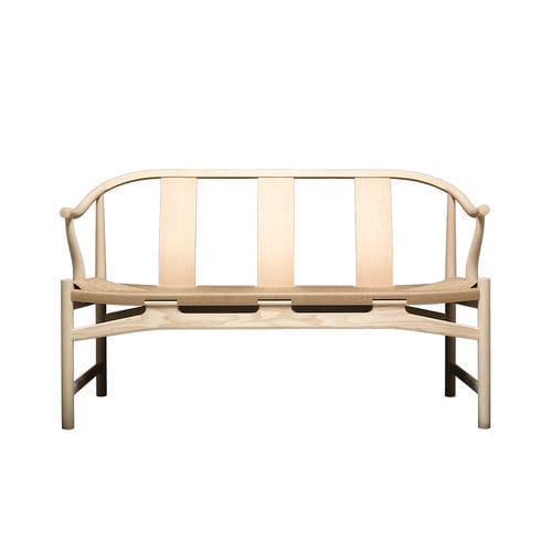Panca contemporanea - pp266 - PP MØBLER - in legno / in corda / con schienale