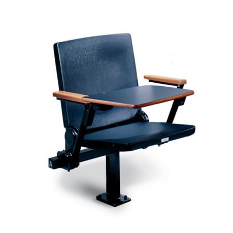 Sedia per auditorium in tessuto - DIMENSION® 674 - American Seating - in plastica / pieghevole / con tavoletta