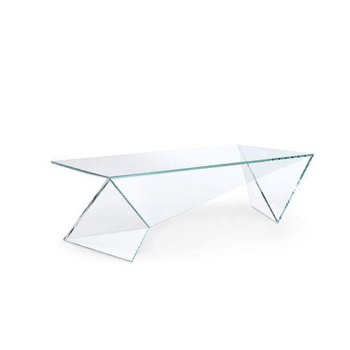 Tavolino basso contemporaneo - ORIGAMI - LIMITED EDITION OF 30 - Barberini & Gunnell - in vetro / rettangolare / per uso residenziale