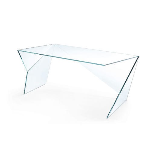 Scrivania direzionale - Origami - Barberini & Gunnell - da terra / design originale / in vetro