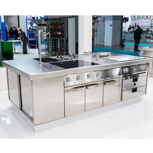 Cucina professionale in metallo - H+ - gico spa - modulare / con isola / su misura